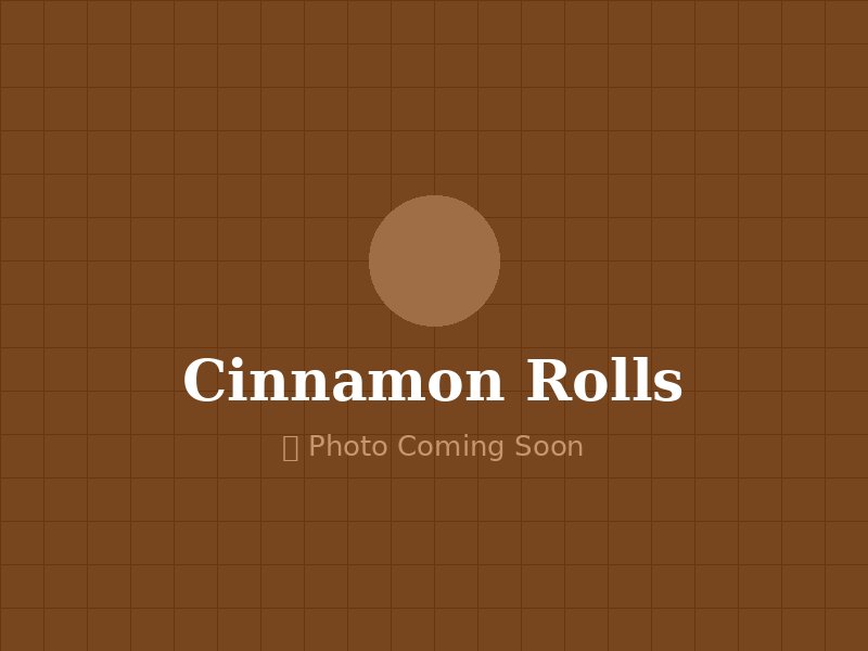 Homemade cinnamon rolls at Cook's Kitchen — a Brookings staple